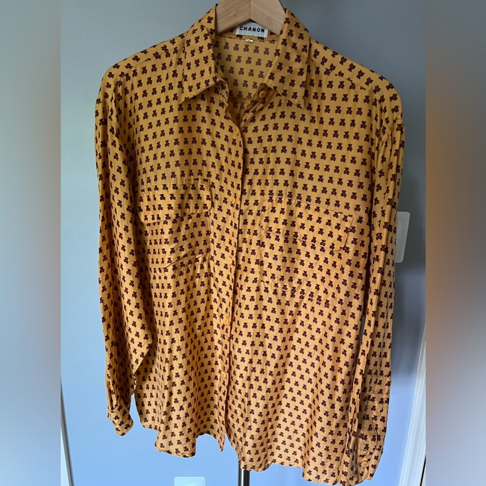 Silk Chanon vintage blouse